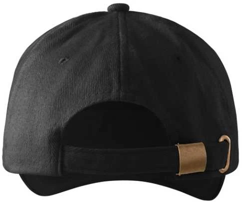 Malfini As Kepurė su Snapeliu MALFINI 5P 307 Unisex, Juoda 340g/m2
