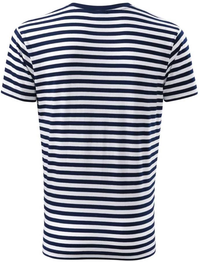 Malfini As Marškinėliai Dryžuoti Jūreiviški MALFINI Sailor, Navy Mėlyna