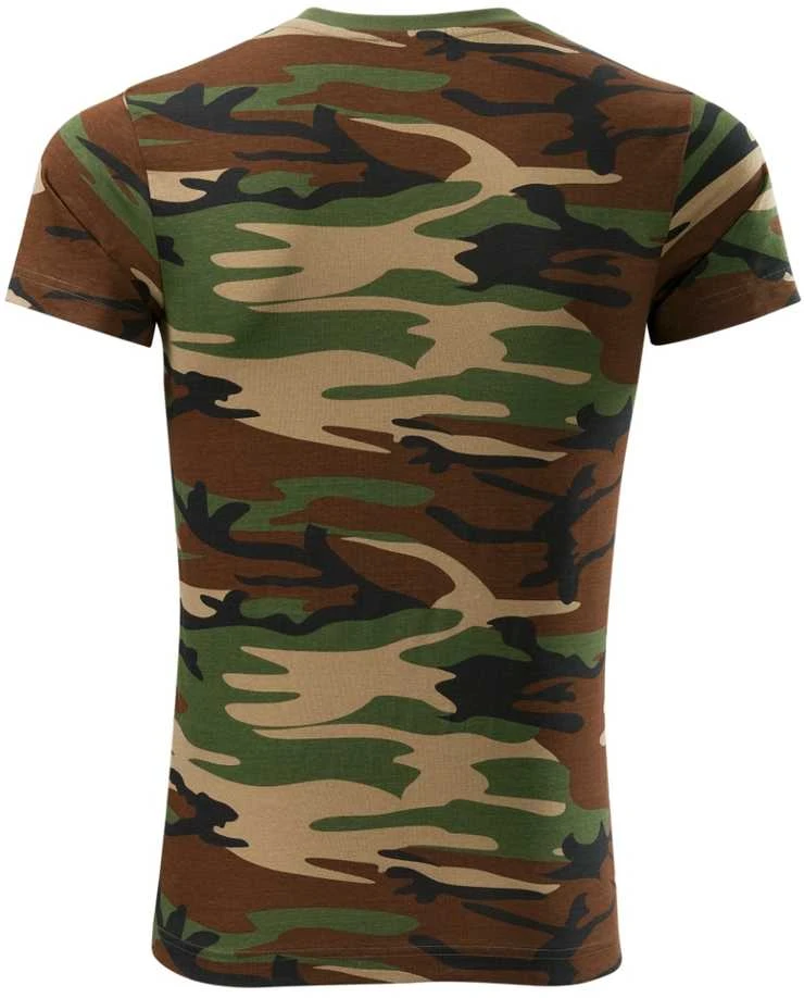 Malfini As Marškinėliai Unisex MALFINI Camouflage 144 Camouflage ruda 160 g/m²