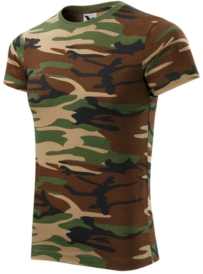 Malfini As Marškinėliai Unisex MALFINI Camouflage 144 Camouflage ruda 160 g/m²