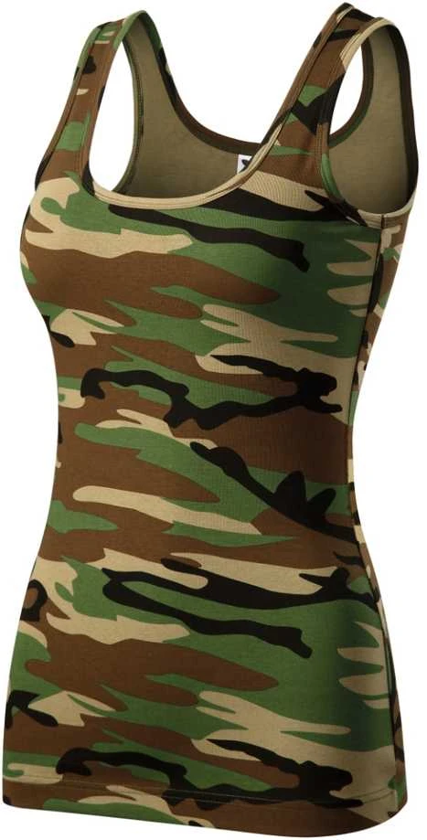 Malfini As Moteriški Marškinėliai MALFINI Camo Triumph 180 g/m² Camouflage ruda
