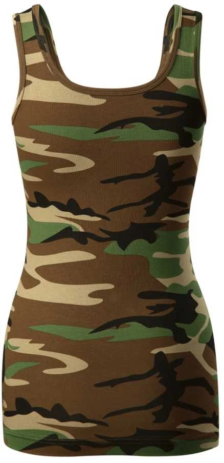 Malfini As Moteriški Marškinėliai MALFINI Camo Triumph 180 g/m² Camouflage ruda