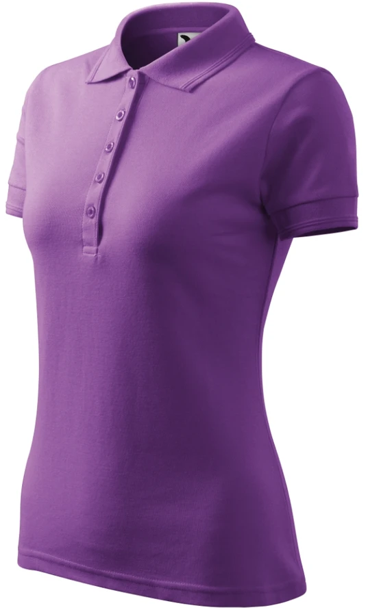 Malfini As Moteriški Polo Marškinėliai MALFINI Pique Polo, Violetinė