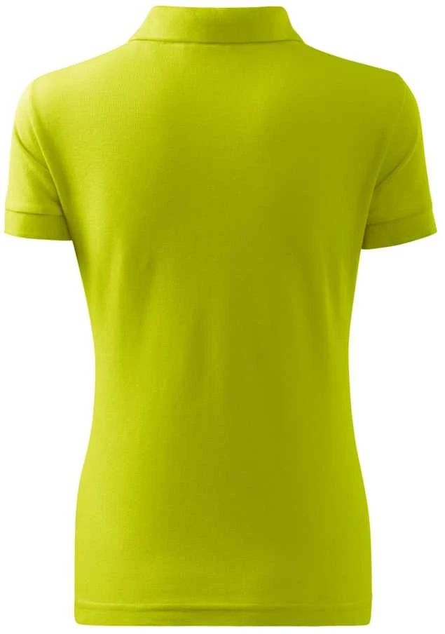 Malfini As Moteriški Polo Marškinėliai MALFINI Cotton Lime punch, 170 g/m²
