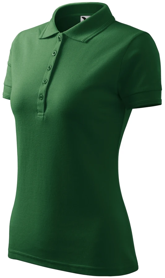 Malfini As Moteriški Polo Marškinėliai MALFINI Pique Polo, Bottle žalias