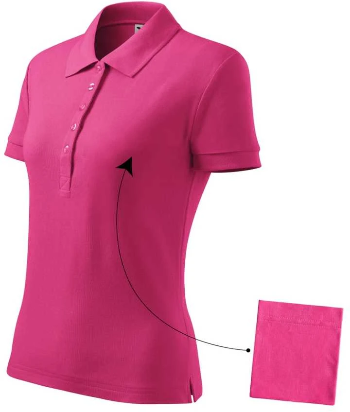 Malfini As Moteriški Polo Marškinėliai MALFINI Cotton Magenta, 170 g/m²