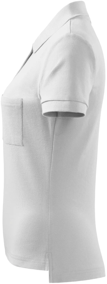 Malfini As Moteriški Polo Marškinėliai MALFINI Cotton Baltas, 170 g/m²