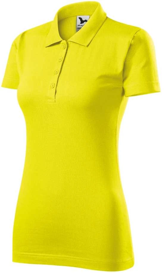 Malfini As Moteriški polo marškinėliai Single J. 223 | citrininė spalva