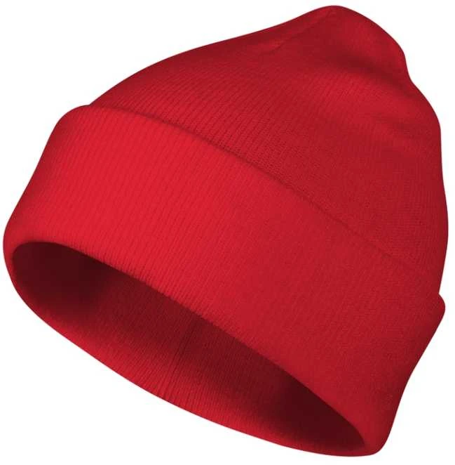 Malfini As Unisex megzta kepurė MALFINI Beanie 315 red – klasikinis žieminis modelis