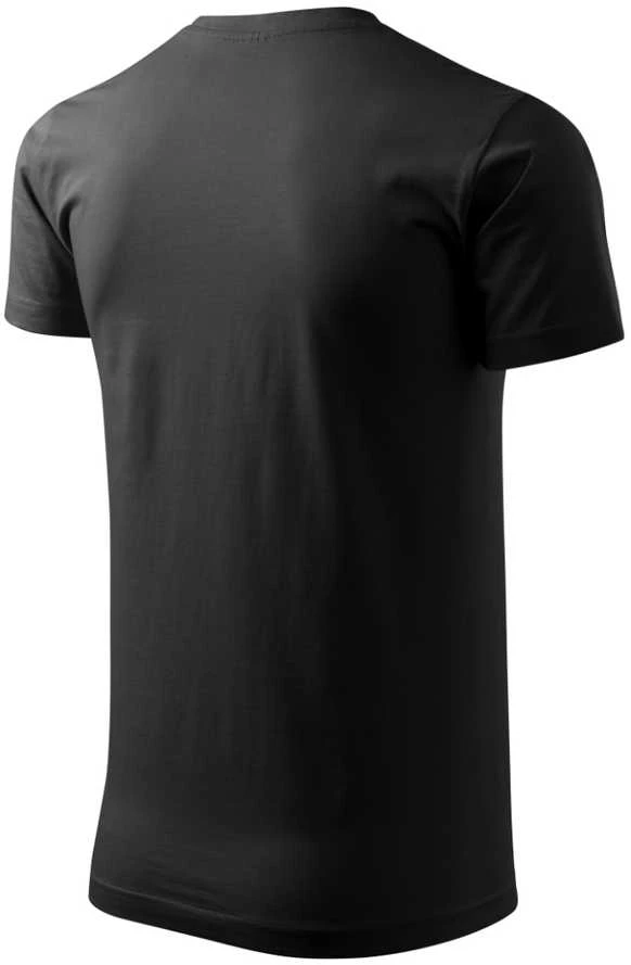 Malfini As Unisex marškinėliai MALFINI Heavy New 137 Juodas, 200g/m2