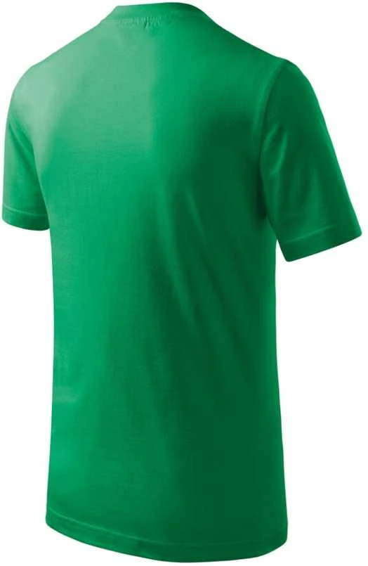 Malfini As Vaikiški Marškinėliai MALFINI Basic 138 Kelly žalias 160g/m2
