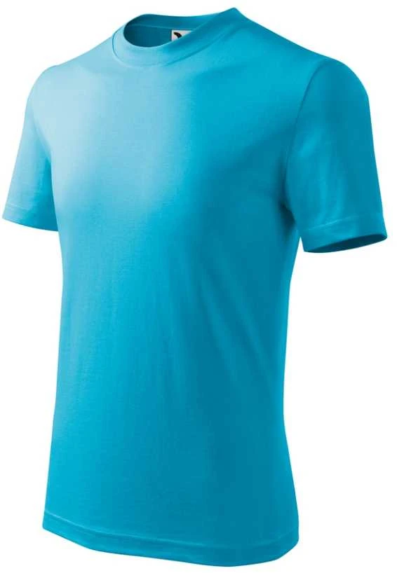 Malfini As Vaikiški Marškinėliai MALFINI Basic 138 Mėlyna atoll 160g/m2