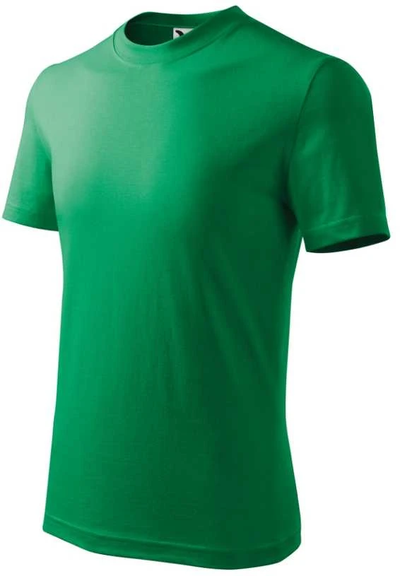 Malfini As Vaikiški Marškinėliai MALFINI Basic 138 Kelly žalias 160g/m2