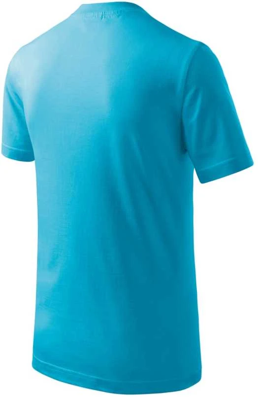 Malfini As Vaikiški Marškinėliai MALFINI Basic 138 Mėlyna atoll 160g/m2