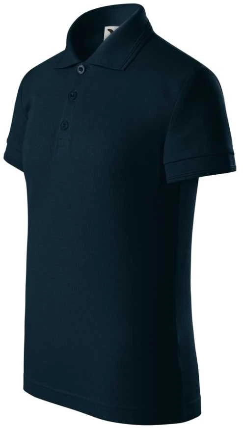 Malfini As Vaikiški Polo Marškinėliai MALFINI Pique Polo, Navy mėlynas