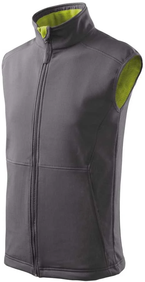 Malfini As Vyriška Softshell liemenė Malfini Vision 517, steel pilka 280 g/m²