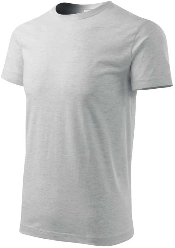 Malfini As Vyriški Marškinėliai MALFINI Basic 129 Ash Melange, 160g/m2