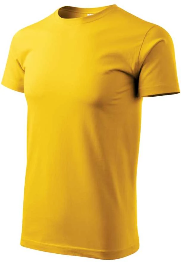 Malfini As Vyriški Marškinėliai MALFINI Basic 129 Geltona, 160g/m2