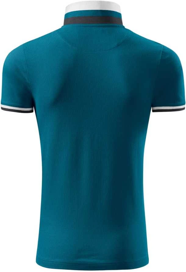 Malfini As Vyriški Polo Marškinėliai MALFINI Collar Up Petrol mėlynas 215 g/m²
