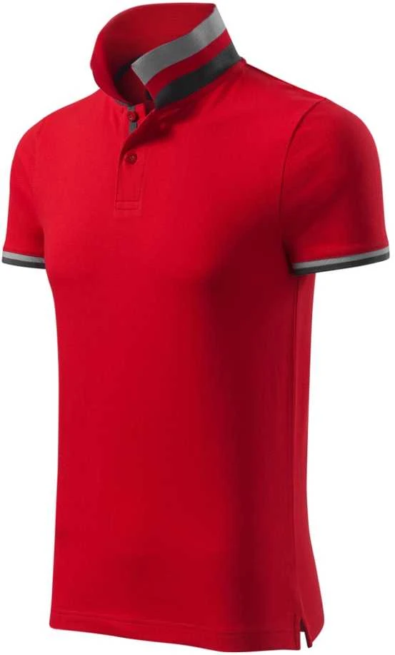 Malfini As Vyriški Polo Marškinėliai MALFINI Collar Up Formula red 215 g/m²