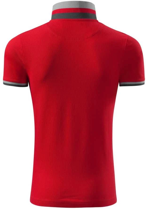Malfini As Vyriški Polo Marškinėliai MALFINI Collar Up Formula red 215 g/m²
