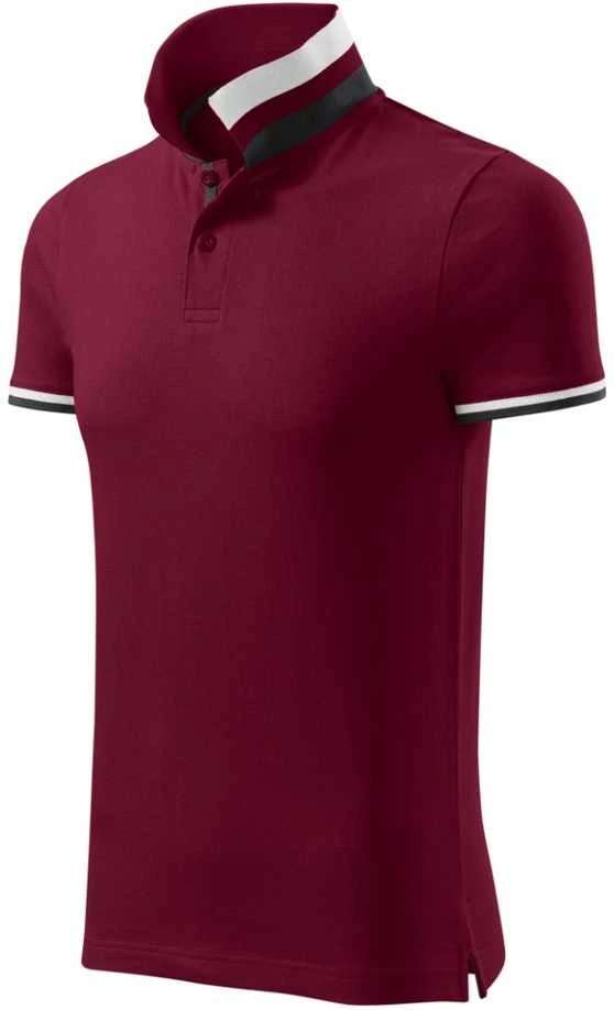 Malfini As Vyriški Polo Marškinėliai MALFINI Collar Up Garnet 215 g/m²