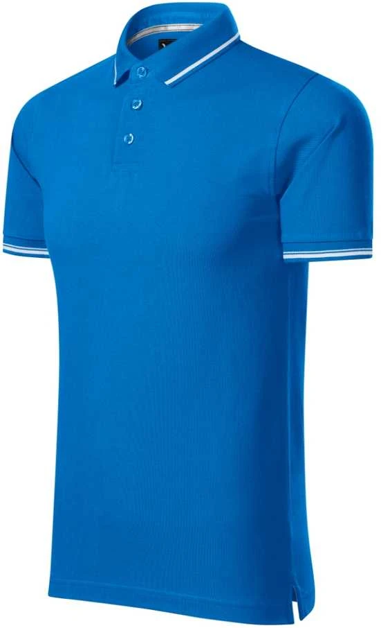Malfini As Vyriški polo marškinėliai „Perfection plain 251“ | snorkelio mėlyna spalva