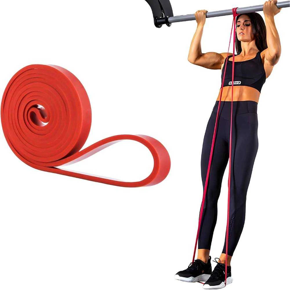 Mankštos guma THOMS Power Band – lengvas–vidutinis pasipriešinimas 6,8–15,88 kg (13 × 4,5 × 2080 mm)
