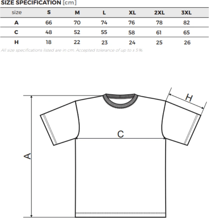 Marškinėliai MALFINI Heavy 110 Unisex Geltoni