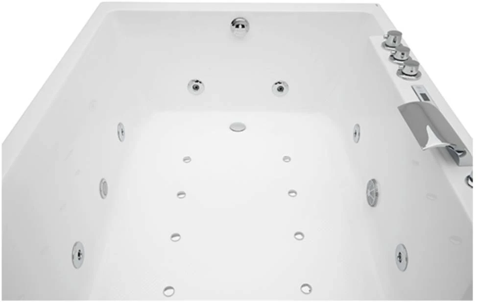 Masažinė vonia Bellagio Luxury Bergo, 180×120×61 cm dvivietė