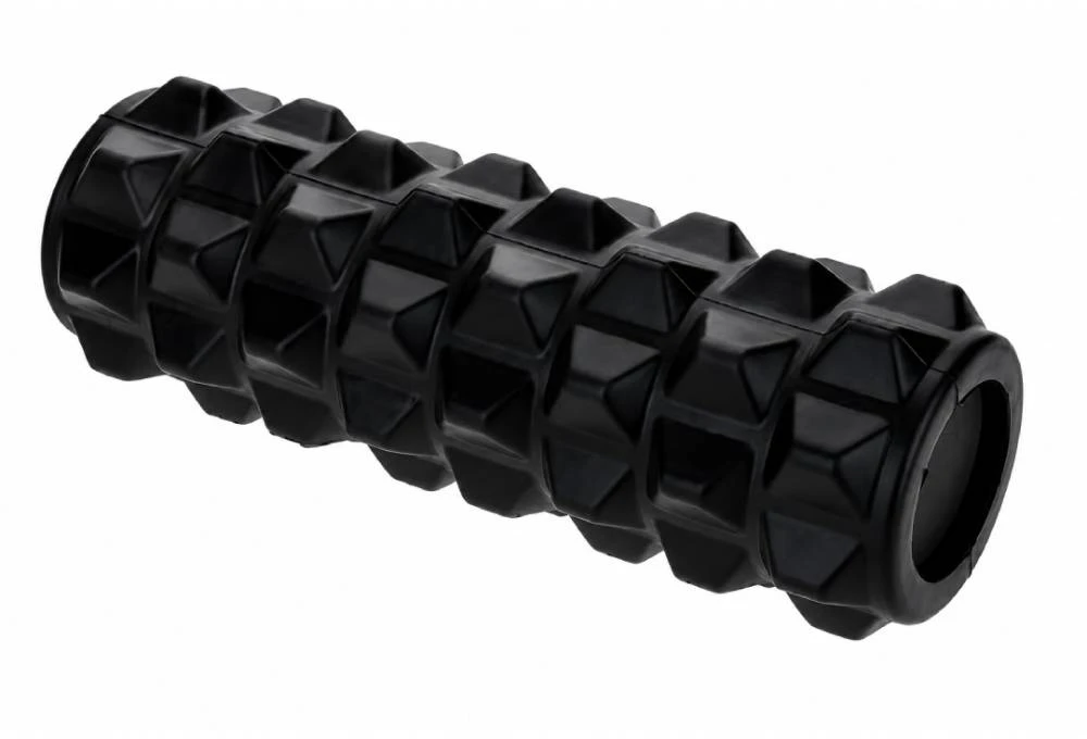 Masažinis jogos volas THOMS Solid Roll 33x14 cm. Juodas