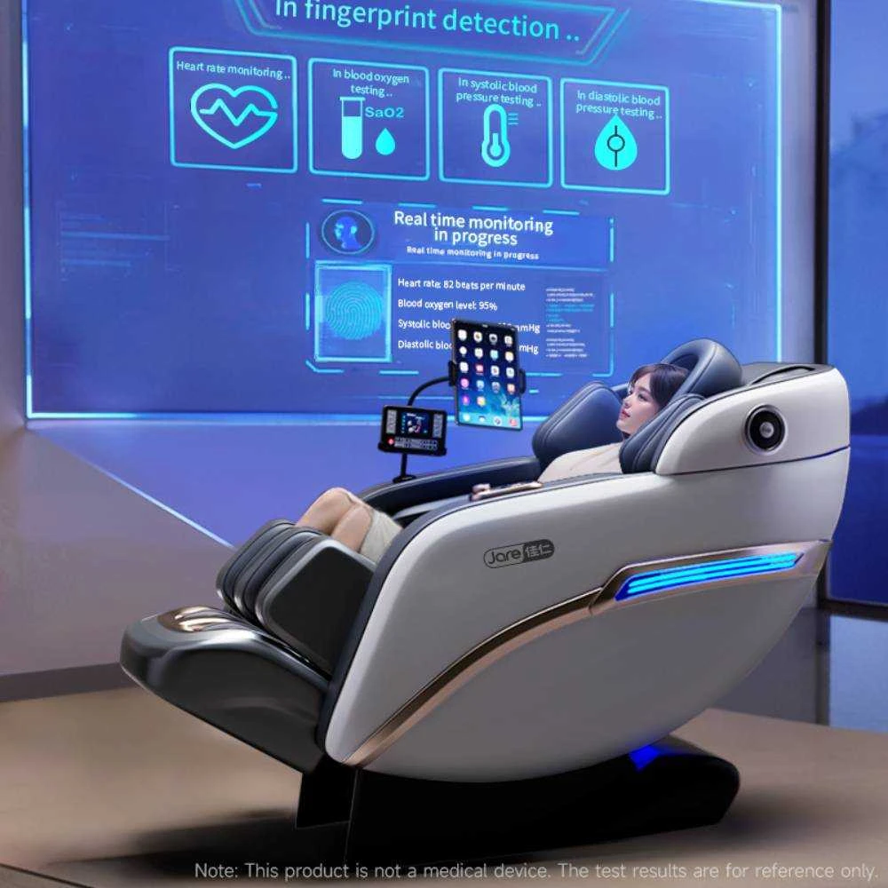 Masažinis krėslas JARE JR-M9-3Q – Zero Gravity Juodas