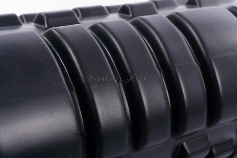 Masažo - Pilatės Volas Yoga Roller 14x62cm, juodas
