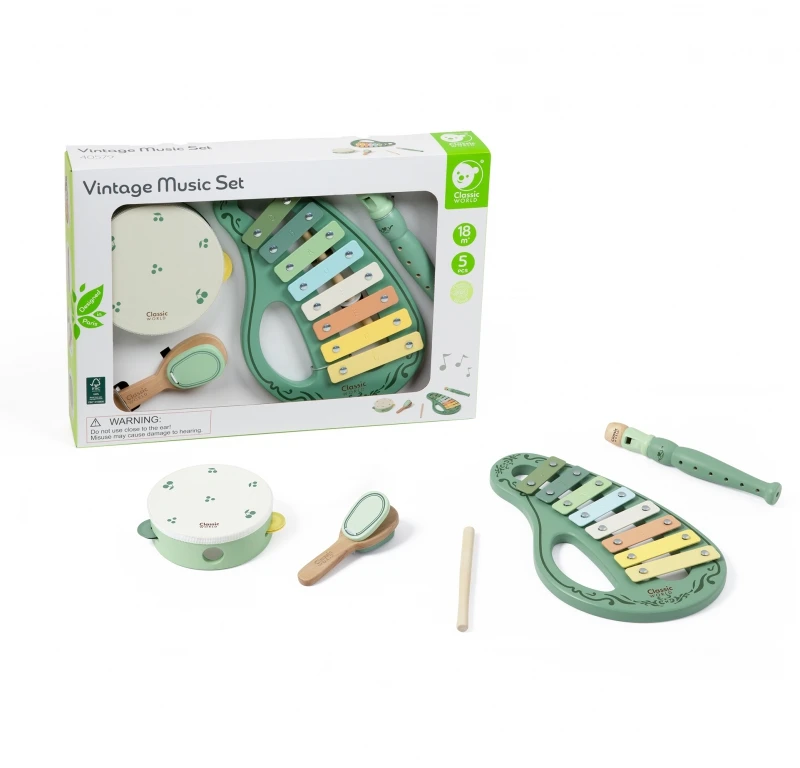 CLASSIC WORLD Muzikiniai Instrumentai Rinkinys Vaikams 18ms+