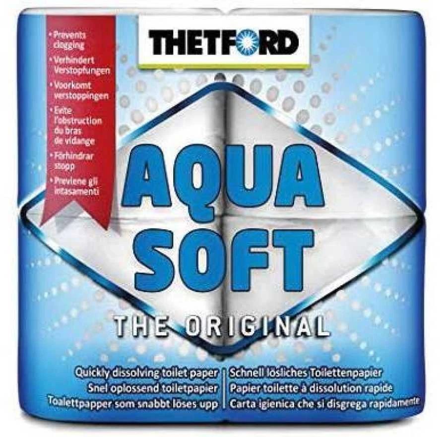 Theatford Tirpus Tualetinis Popierius - Thetford Aqua Soft 4 vnt.