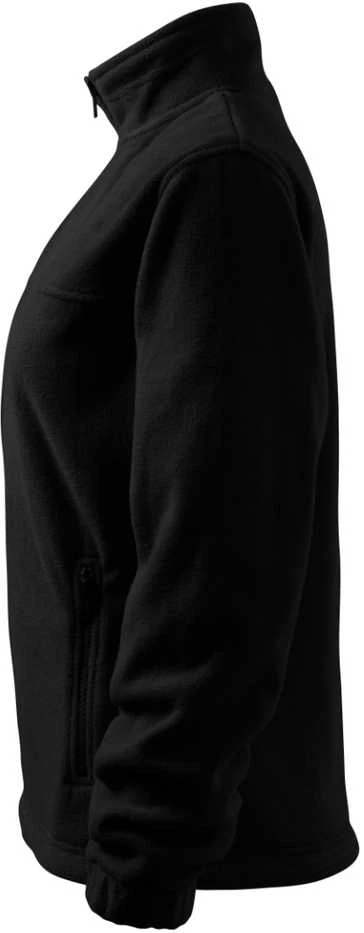 Moteriškas Flisinis Džemperis RIMECK Jacket 504, Juodas 280 g/m²