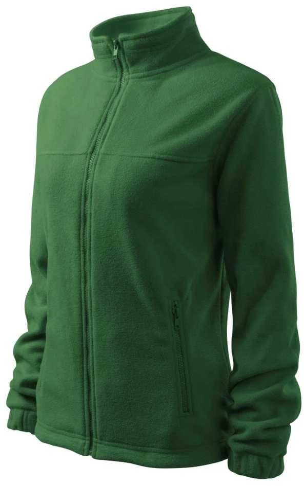 Moteriškas Flisinis Džemperis RIMECK Jacket 504, Bottle žalias 280 g/m²
