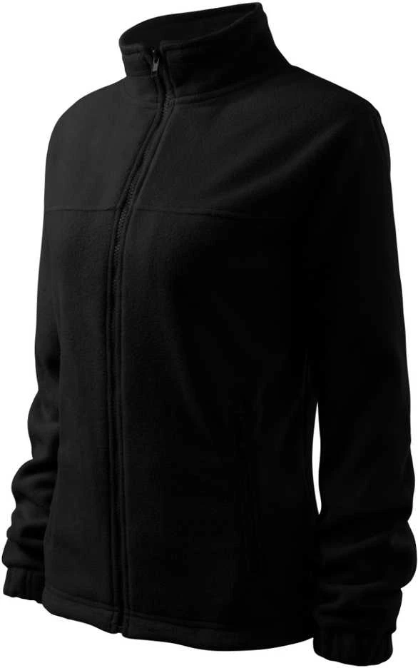 Moteriškas Flisinis Džemperis RIMECK Jacket 504, Juodas 280 g/m²
