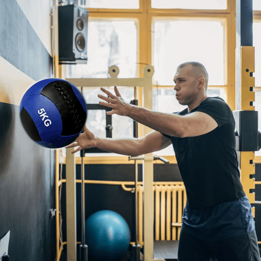 Odinis Svorinis Treniruočių Kamuolys THOMS Wall Ball 5kg.