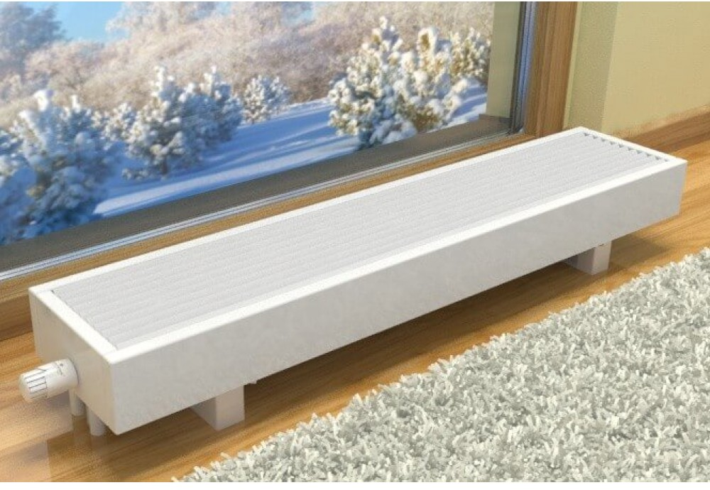 Pastatomas konvektorius SC 60x15x13 (aukštis 21,5 cm su kojele)