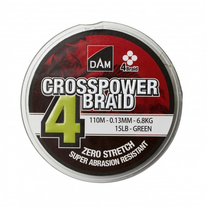 Valas DAM Crosspower 4-Braid 150m 0.15mm 8.1kg