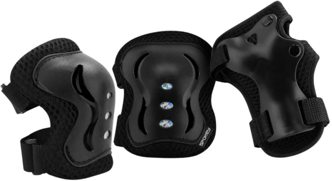 Roces Apsaugų rinkinys Spokey Shield Juodos