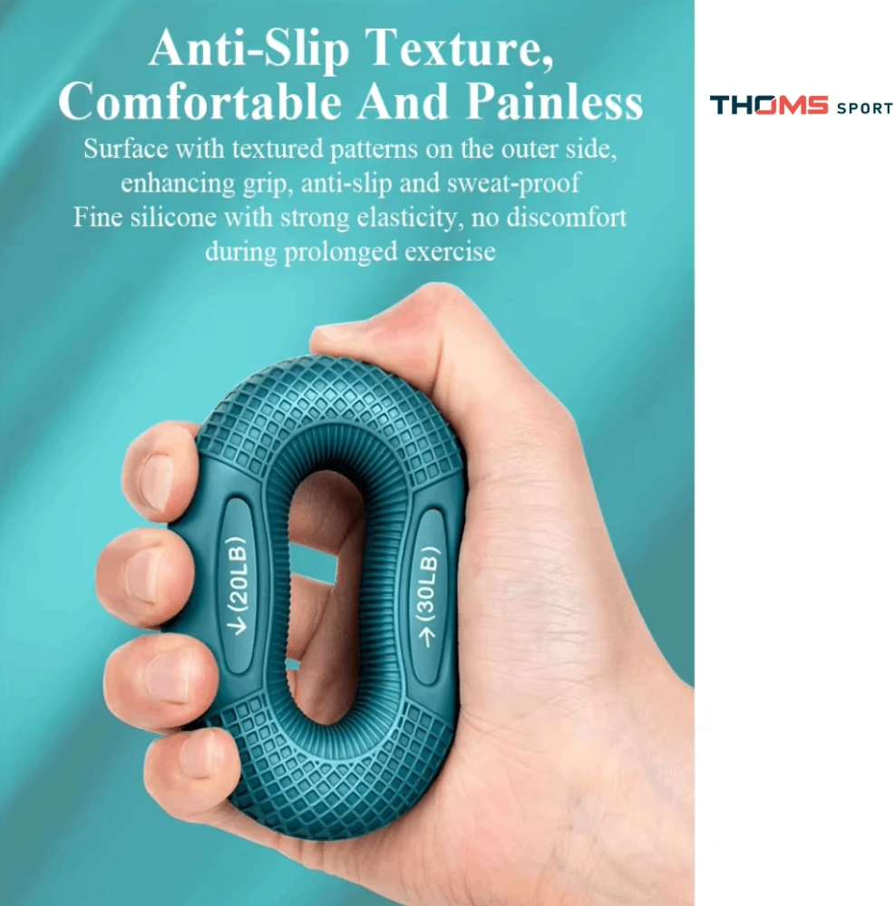 Silikoninis Plaštakos Treniruoklis - Espanderis THOMS Strengthener 78 mm. 30-40 Lbs