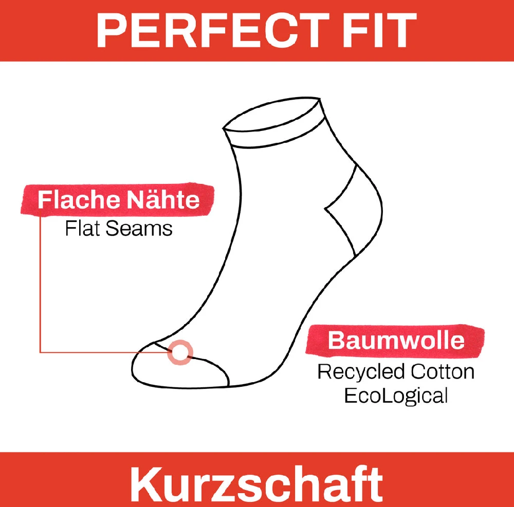 Sportinės Kojinės Quarter Fashion Sneaker ChiliLifestyle 3 Poros, Unisex