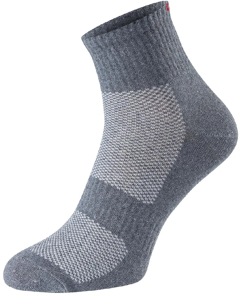 Sportinės Kojinės Quarter Fitness AirGrip Sneaker ChiliLifestyle 3 Poros, Unisex