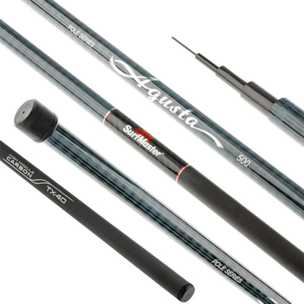 SurfMaster Pole Meškerė SURF MASTER Agusta TX-40 6m Testas 10-30 g. Be Žiedų