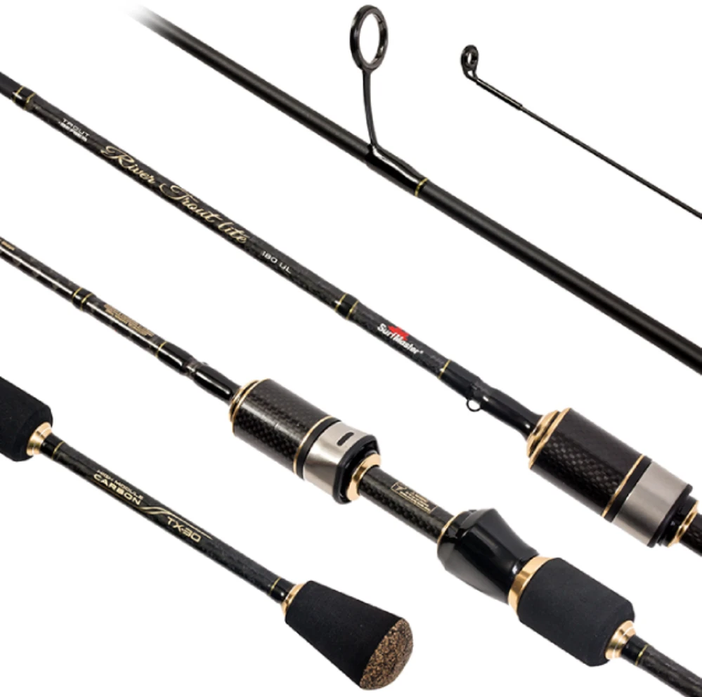 SurfMaster Spiningas SURF MASTER River Trout Lite TX-30 2x ilgis 180 cm testas 0,2 - 4 g