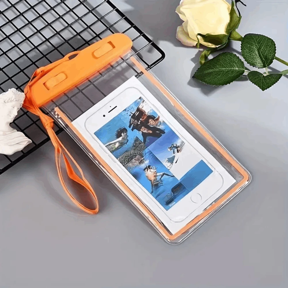 Thoms Dėklas neperšlampantis Mobiliam telefonui Maxi 105*175, Oranžinis