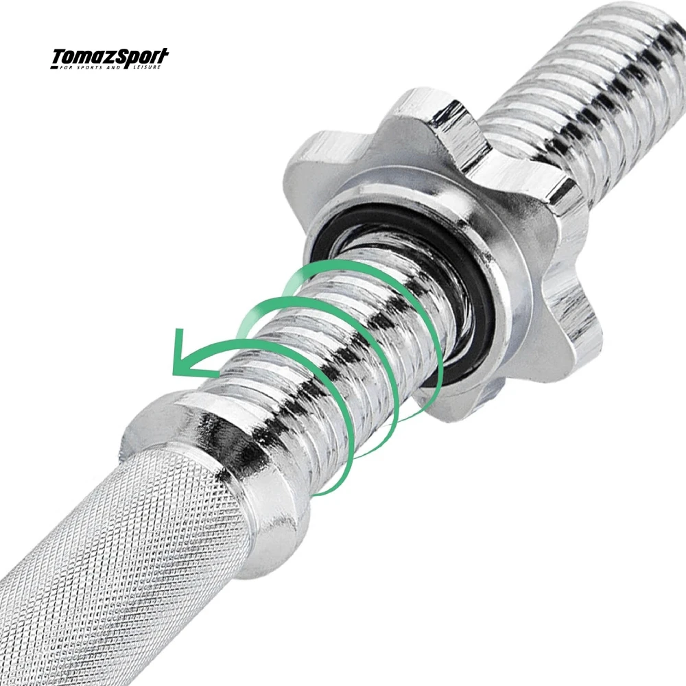 Thoms Reguliuojamo Svorio Plieninių Hantelių Rinkinys Tomaz Sport Steel Power 2x10 kg