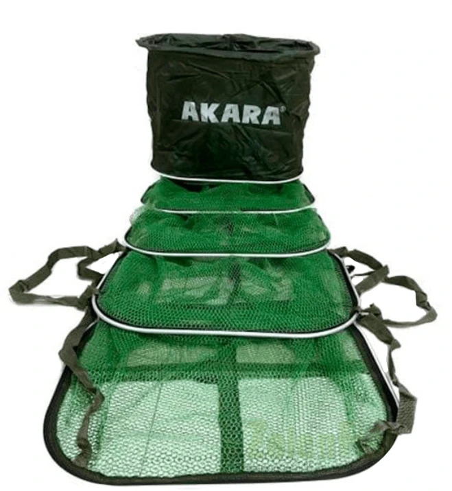 Tinklas Žuvies Laikimui AKARA 3S ST, Dydis 40x50x200, 3 sekcijos